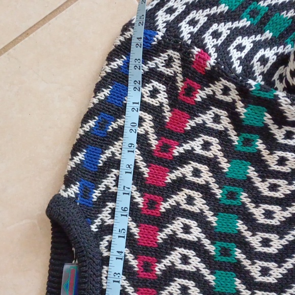 Etchings vintage Handknit crewneck sweater ramie & cotton L - Picture 5 of 13